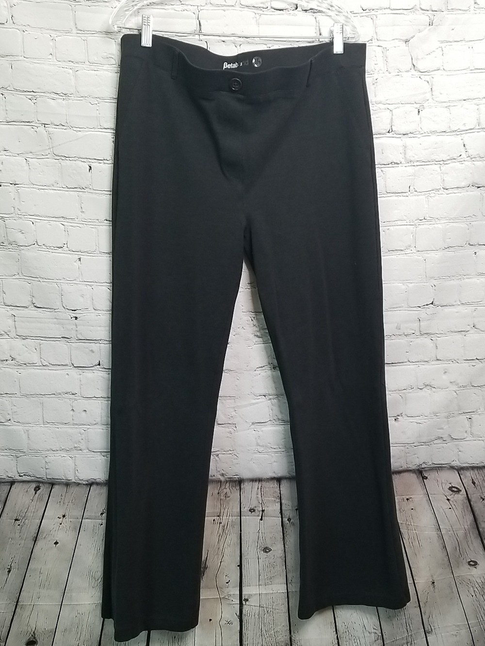 Betabrand womens pants size XXLARGE Petite dark gray Good Cond - Picture 1 of 3